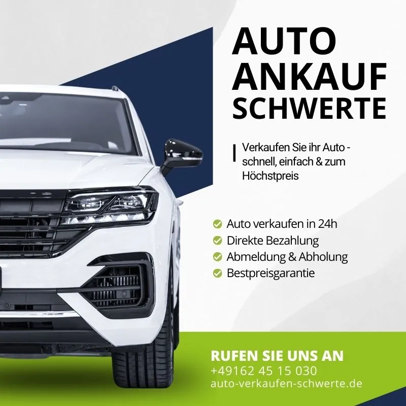 Autoankauf Schwerte| Verkaufen Sie ihr Auto schnell, einfach & zum Höchstpreis